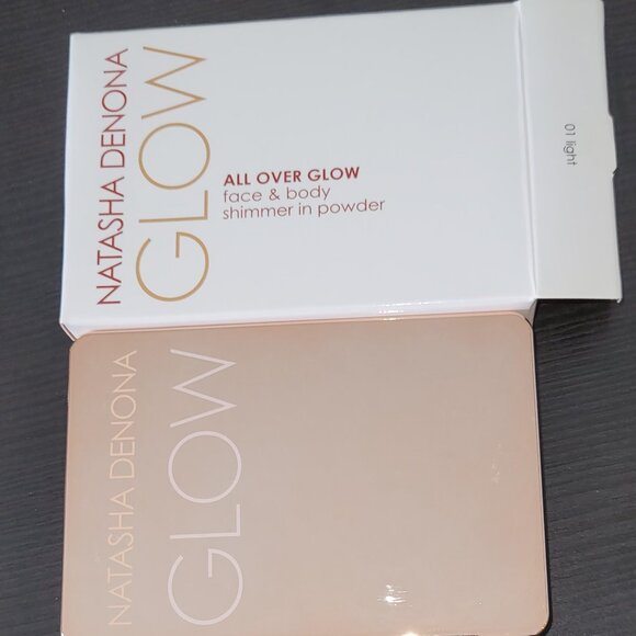NATASHA DENONA All Over Glow Face & Body Shimmer in Shade 01 Light $50 - Picture 4 of 15